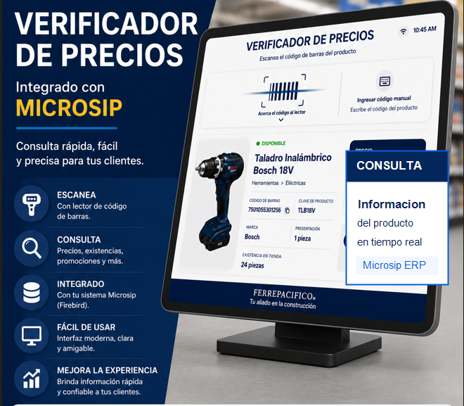 Mockup de Verificador de precios